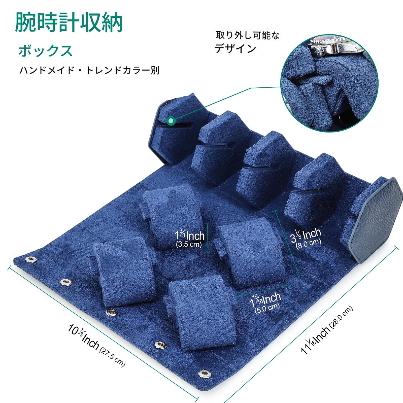 Amazon.co.jp: Contact's family 腕時計ロール 4本用 六角型レトロ